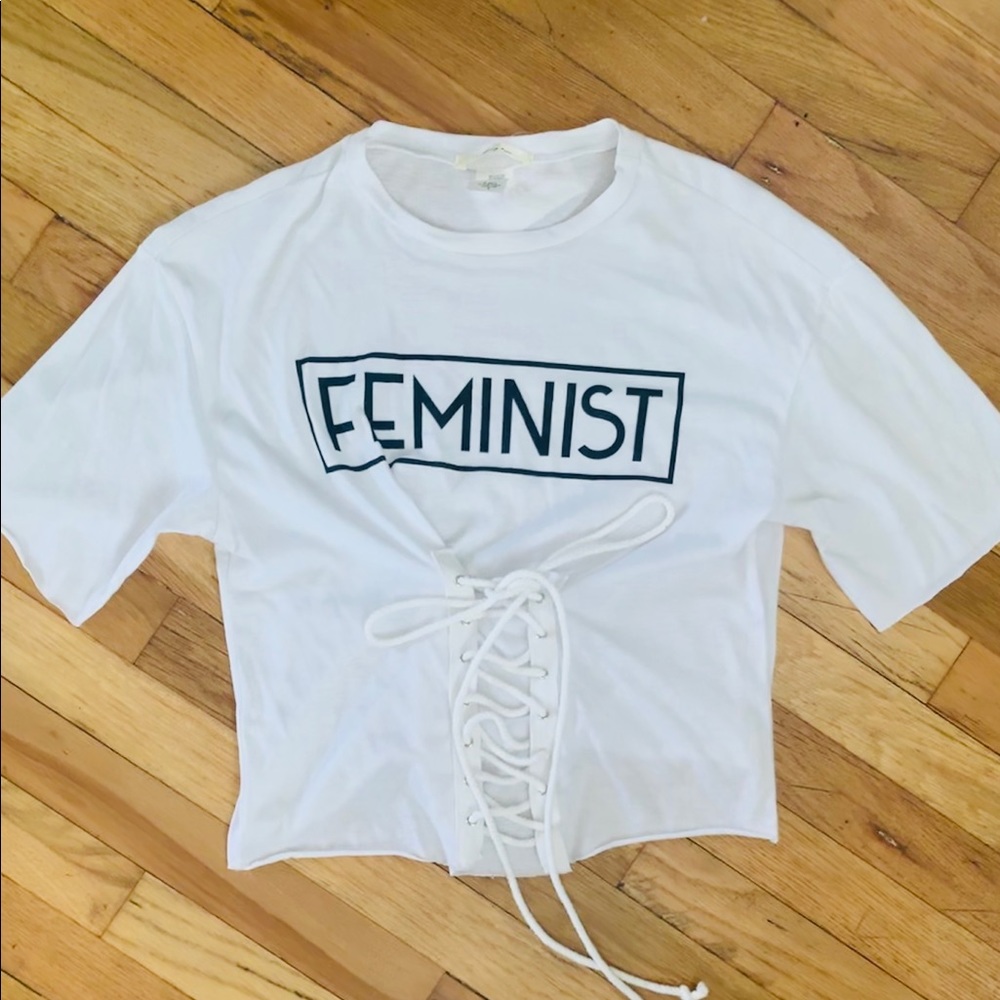 NWT Gaze Feminist tee